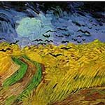 Ван Гог: картина «Вороны над полем пшеницы»