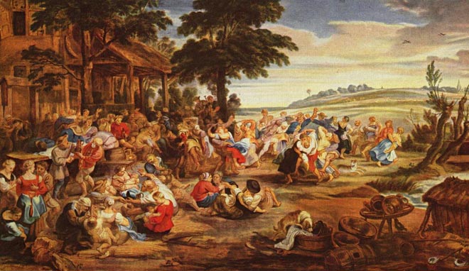  картина рубенса Крестьянская свадьба