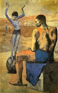 Пабло Пикассо Девочка на шаре