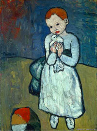 Пабло Пикассо Мальчик с голубем